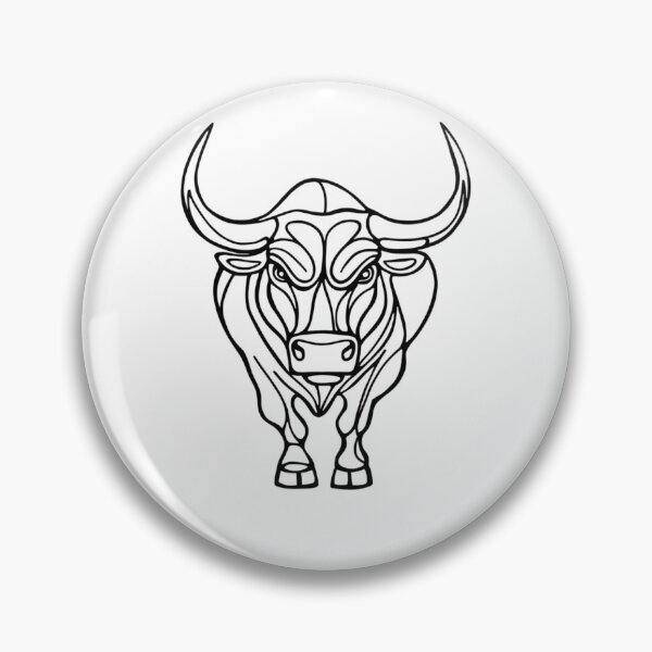 Item preview, Tribal Bull – Minimalist art of strength and elegance designed and sold by StormArte.