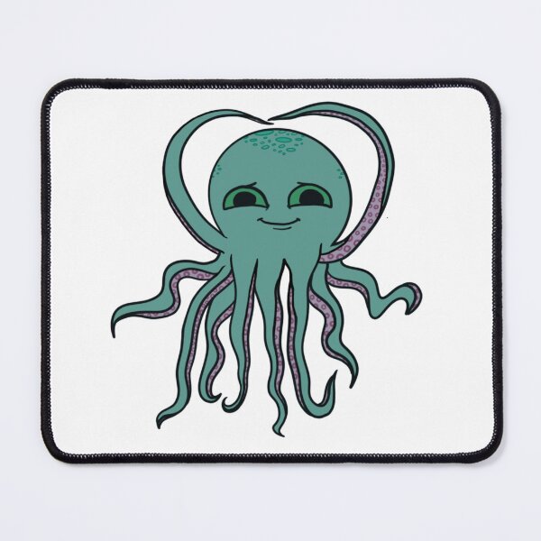 Item preview, Ocean smiling cartoon octopus designed and sold by WTFARBA.