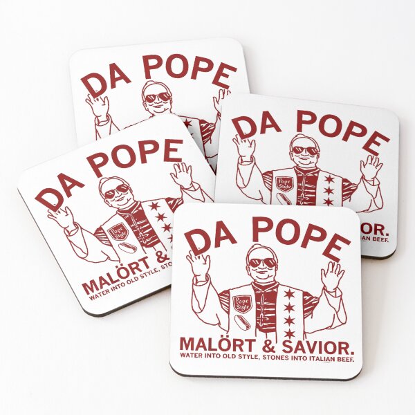 Item preview, Da Pope Malört & Savior Meme Design designed and sold by BousinilyArt.