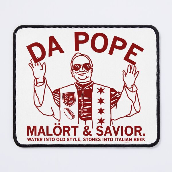 Item preview, Da Pope Malört & Savior Meme Design designed and sold by BousinilyArt.