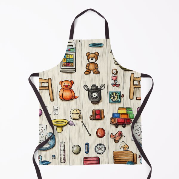 Item preview, Classic Playroom Treasures Arranged in Watercolor Style designed and sold by Piotrek0001.