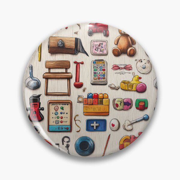 Item preview, Nostalgic Toy Memories on Soft Wooden Background designed and sold by Piotrek0001.