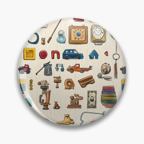 Item preview, Childhood Favorites Displayed in Gentle Floor Layout designed and sold by Piotrek0001.