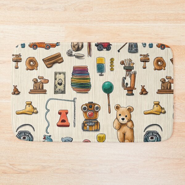 Item preview, Childhood Favorites Displayed in Gentle Floor Layout designed and sold by Piotrek0001.