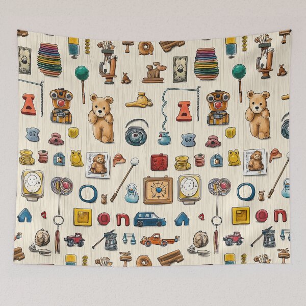 Item preview, Childhood Favorites Displayed in Gentle Floor Layout designed and sold by Piotrek0001.