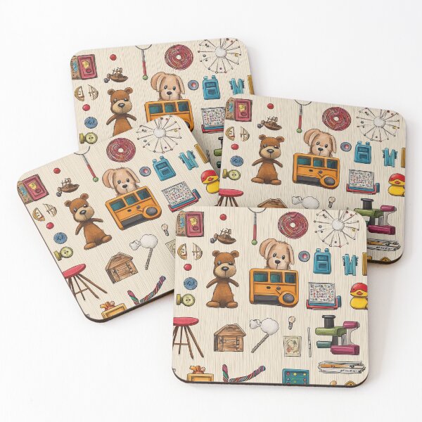 Item preview, Playful Vintage Objects in Delicate Childhood Arrangement designed and sold by Piotrek0001.
