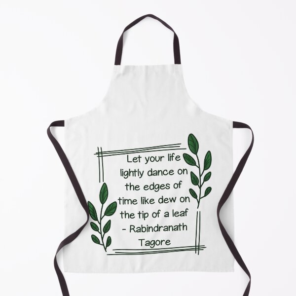 Item preview, Let your life lightly dance leaf inspirational quote - Tagore designed and sold by Anastaciaknits.