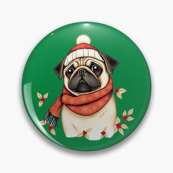 Item preview, Festive Collection: Pug designed and sold by The Digital Compass.