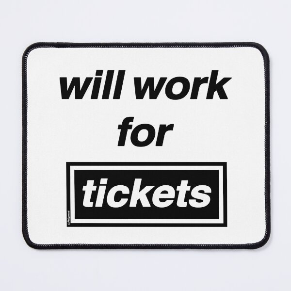 Item preview, Will Work For Tickets - 2025 Reunion Tour designed and sold by phigment-art.