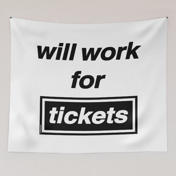 Item preview, Will Work For Tickets - 2025 Reunion Tour designed and sold by phigment-art.