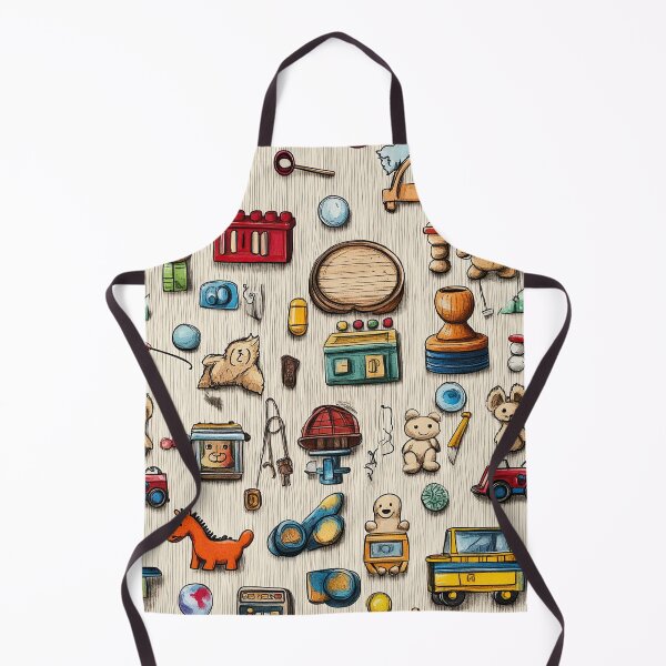 Item preview, Soft Watercolor Layout of Retro Playroom Finds designed and sold by Piotrek0001.