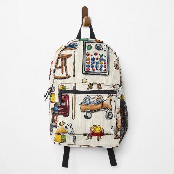Item preview, Childhood Icons Framed by Light Wooden Surface designed and sold by Piotrek0001.