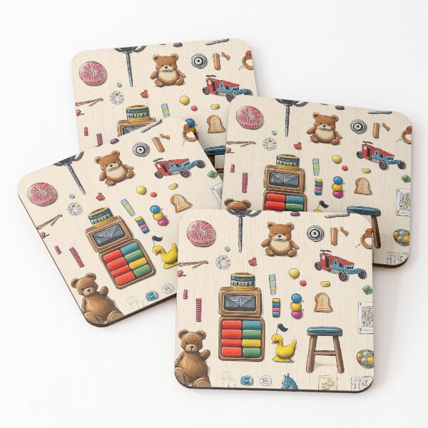 Item preview, Dreamy Toy Assortment Capturing Playroom Nostalgia designed and sold by Piotrek0001.