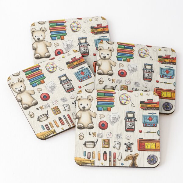 Item preview, Retro Playroom Vibes on Wooden Floor Display designed and sold by Piotrek0001.