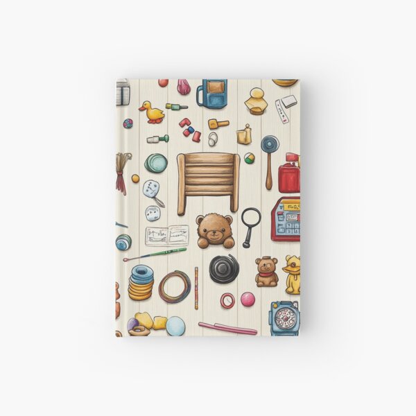 Item preview, Delicate Collection of Toys on Pale Wood designed and sold by Piotrek0001.