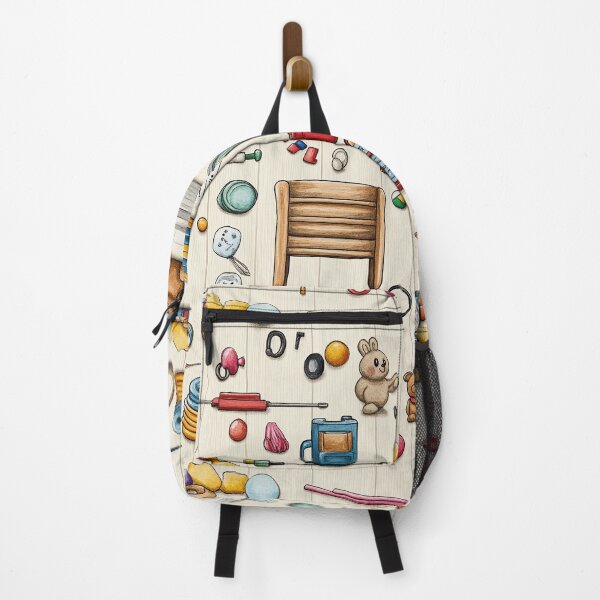 Item preview, Delicate Collection of Toys on Pale Wood designed and sold by Piotrek0001.