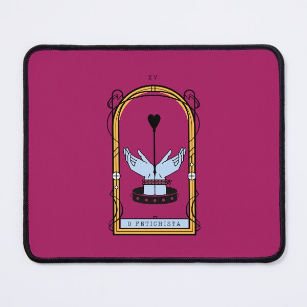 Item preview, The Fetishist – BDSM Tarot Card Illustration designed and sold by DramaCatClub.