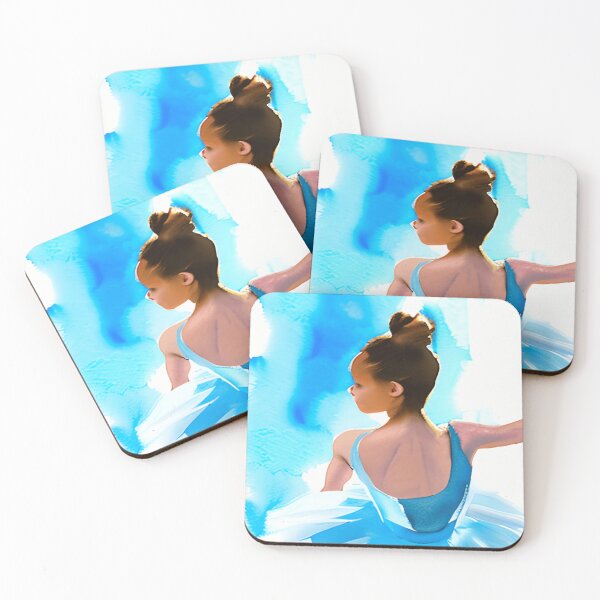 Item preview, Beautiful Young Ballerina in Blue designed and sold by Marymarice.