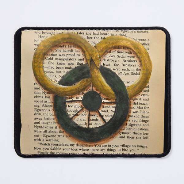 Item preview, Wheel of Time logo on Book page designed and sold by ello.nat.