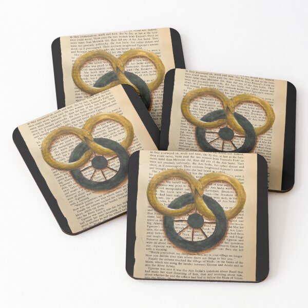 Item preview, Wheel of Time logo on Book page designed and sold by ello.nat.