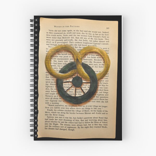 Item preview, Wheel of Time logo on Book page designed and sold by ello.nat.