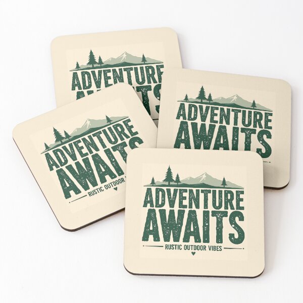 Item preview, Bold Rustic Adventure Awaits Outdoors designed and sold by Taans-Creation.