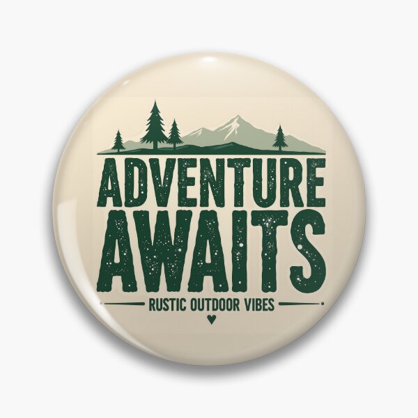 Item preview, Bold Rustic Adventure Awaits Outdoors designed and sold by Taans-Creation.