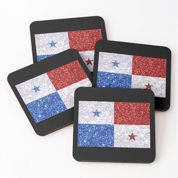 Item preview, Glitter Panamanian Flag designed and sold by Claustronautas.