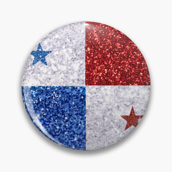Item preview, Glitter Panamanian Flag designed and sold by Claustronautas.