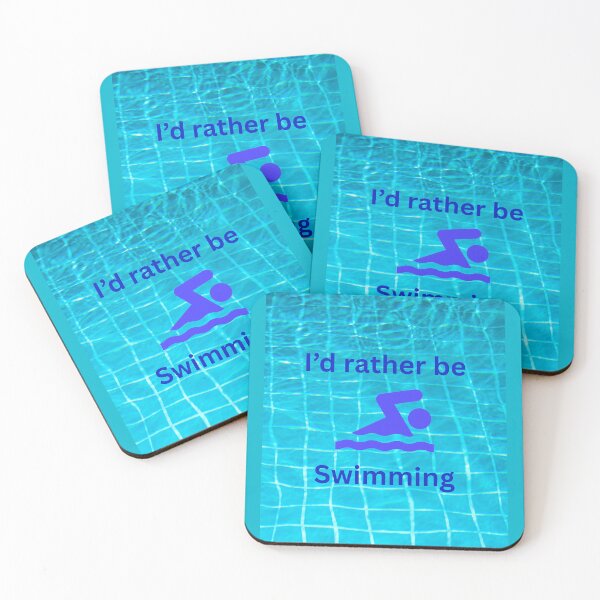 Item preview, I'd Rather Be Swimming designed and sold by Kilted Owl.