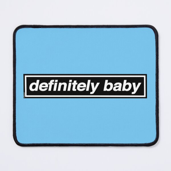 Item preview, DEFINITELY BABY - Indie Britpop Rock n Roll Star! (Baby Blue) designed and sold by phigment-art.
