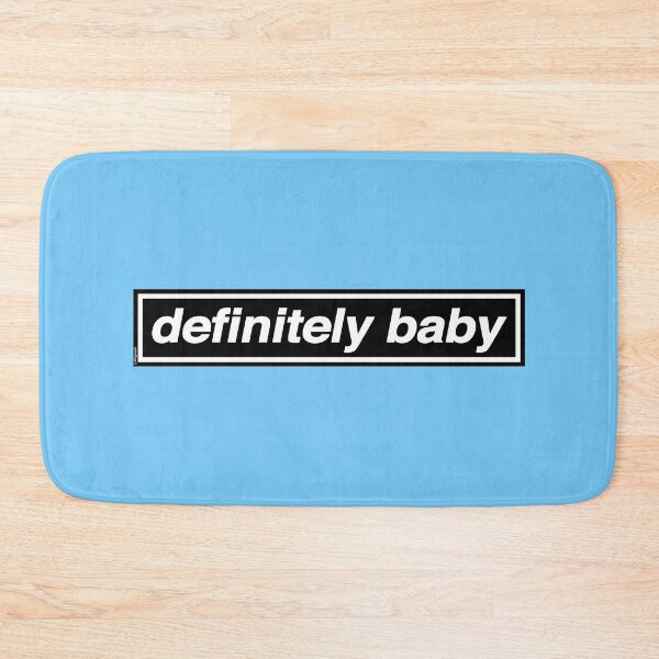Item preview, DEFINITELY BABY - Indie Britpop Rock n Roll Star! (Baby Blue) designed and sold by phigment-art.