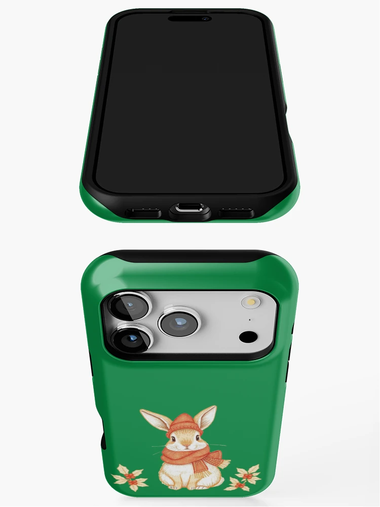 Thumbnail 3 of 4, iPhone Case, Festive Collection: Rabbit designed and sold by The Digital Compass.