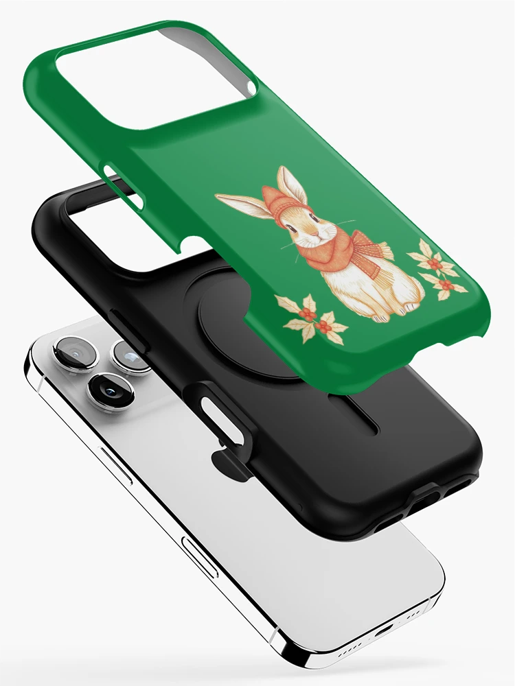 Thumbnail 2 of 4, iPhone Case, Festive Collection: Rabbit designed and sold by The Digital Compass.