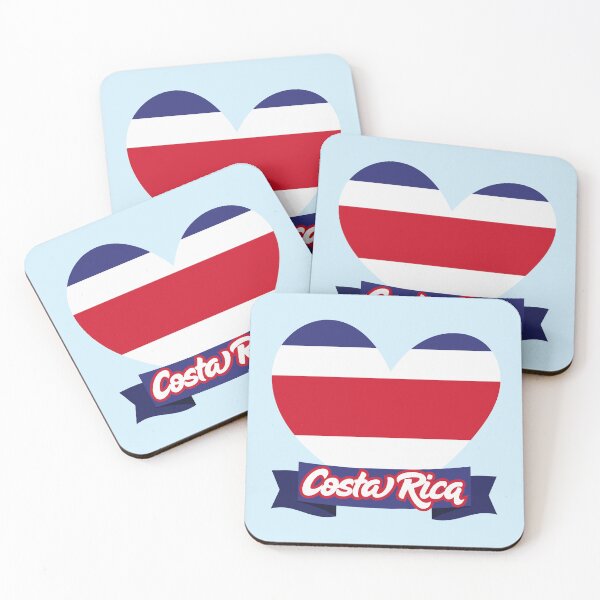 Item preview, Heart With Costa Rica Flag designed and sold by Claustronautas.