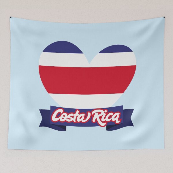 Item preview, Heart With Costa Rica Flag designed and sold by Claustronautas.