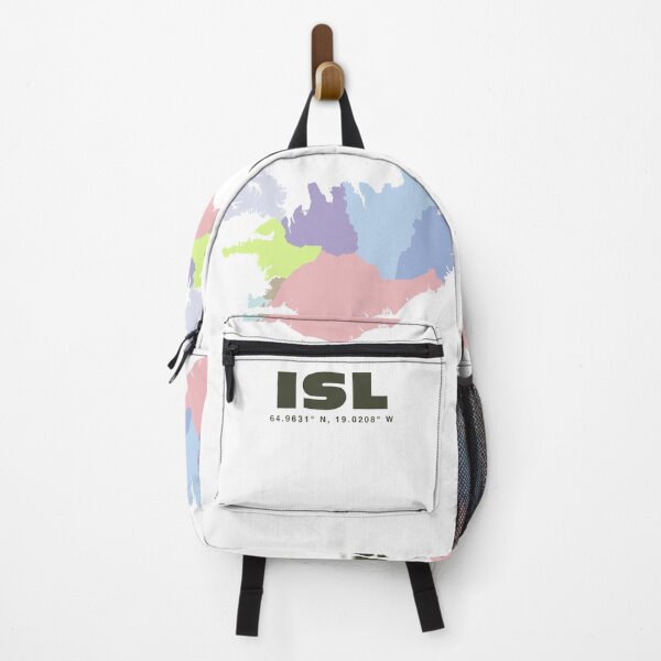 Item preview, Iceland Map - ISL ISO Code Wall Art designed and sold by CartoPrints.