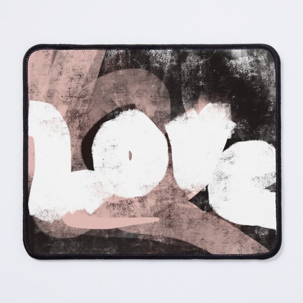 Item preview, Love Love Love abstract art in brown white beige designed and sold by Susanna Schorr.