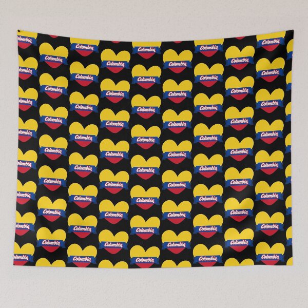 Item preview, Heart With Colombian Flag designed and sold by Claustronautas.