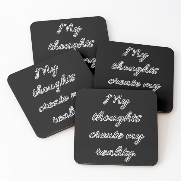 Item preview, Manifestation Quote-My Thoughts Create My Reality. designed and sold by NosionDesigns.