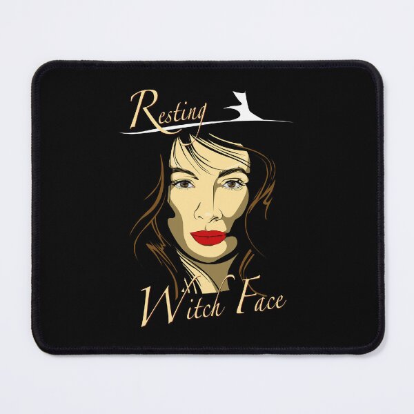 Item preview, Resting Witch Face designed and sold by TheMoonlightShop.