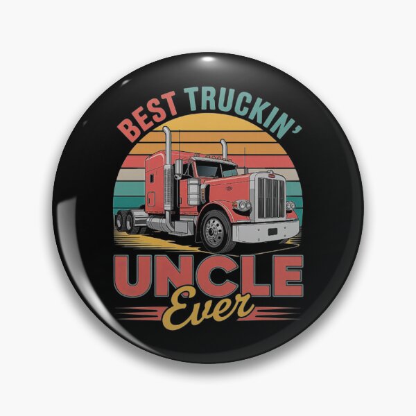 Item preview, Best Truckin Uncle - Vintage Truck Driver Design for T-Shirts & Gifts designed and sold by love3617.