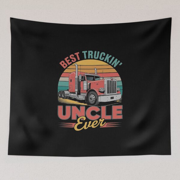Item preview, Best Truckin Uncle - Vintage Truck Driver Design for T-Shirts & Gifts designed and sold by love3617.
