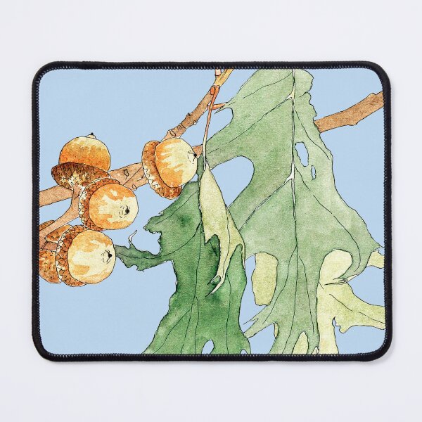 Item preview, Art Nouveau Oak Leaves and Acorns American Hannah Borger Overbeck 1915 designed and sold by Pixelchicken.
