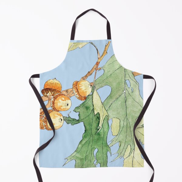 Item preview, Art Nouveau Oak Leaves and Acorns American Hannah Borger Overbeck 1915 designed and sold by Pixelchicken.