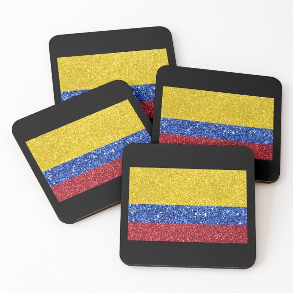 Item preview, Glitter Colombian Flag designed and sold by Claustronautas.