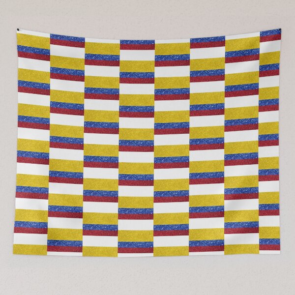 Item preview, Glitter Colombian Flag designed and sold by Claustronautas.
