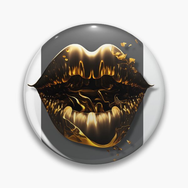 Artikelvorschau, 24 Karat goldene Lippen entworfen und verkauft von ShadowAndSlate.