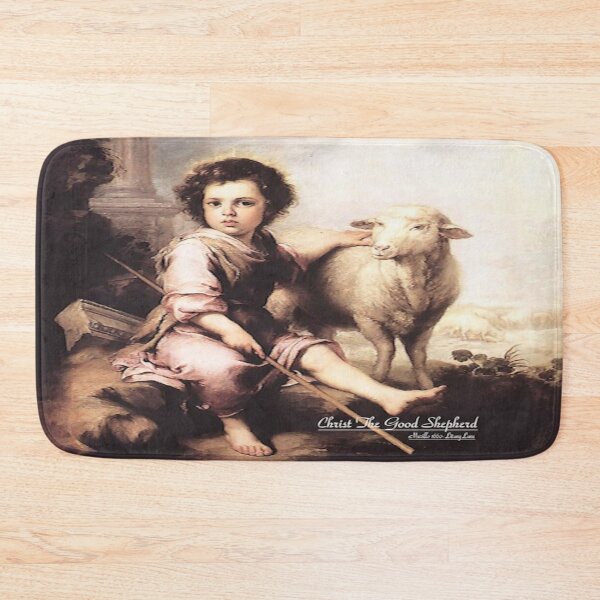 Item preview, Christ The Good Shepherd designed and sold by LitanyLane.