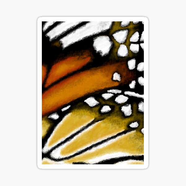Monarch Butterfly Wing Sticker
